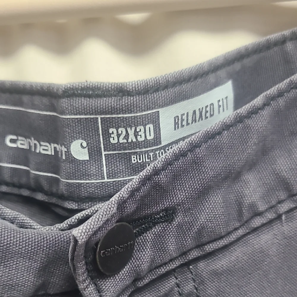 Carhartt Rugged Flex Relaxed Fit Double-Front Utility Pants Gray 32x30 - Picture 2 of 4